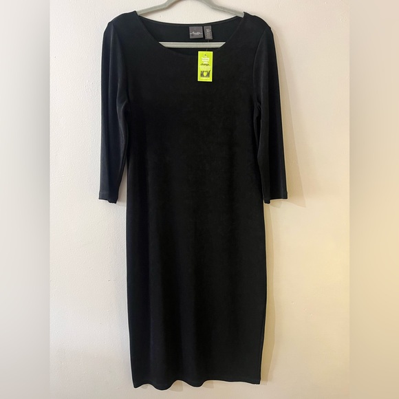 Travelers by Chico's Dresses & Skirts - Black Chicos Travelers Collection Midi Dress NWT Women’s 1P/ 8 Petite